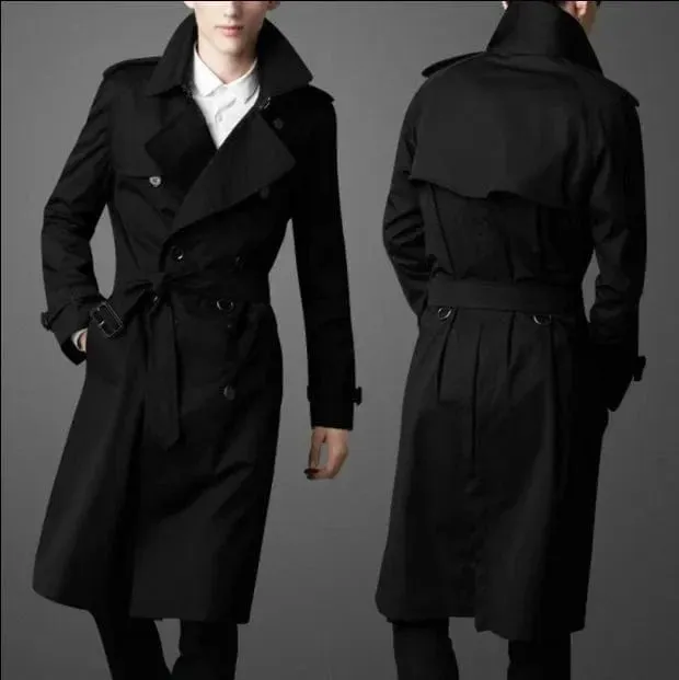 Christopher Mosley Cashmere Double Breasted Windbreaker Coat