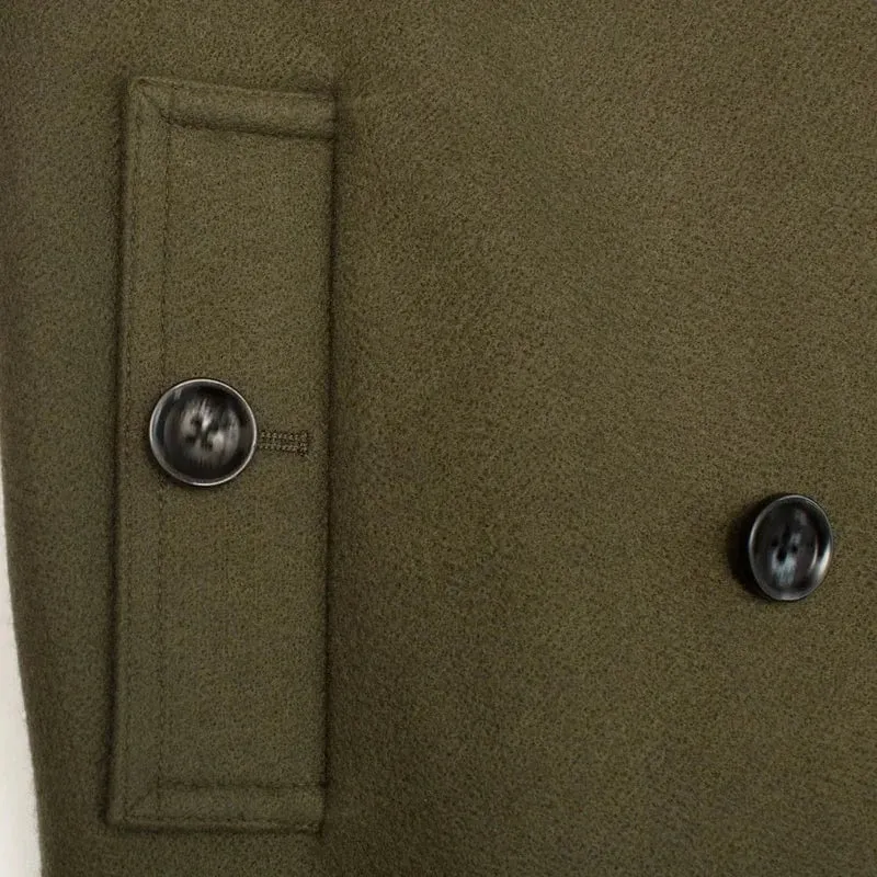 Christopher Mosley Wool Trench Overcoat