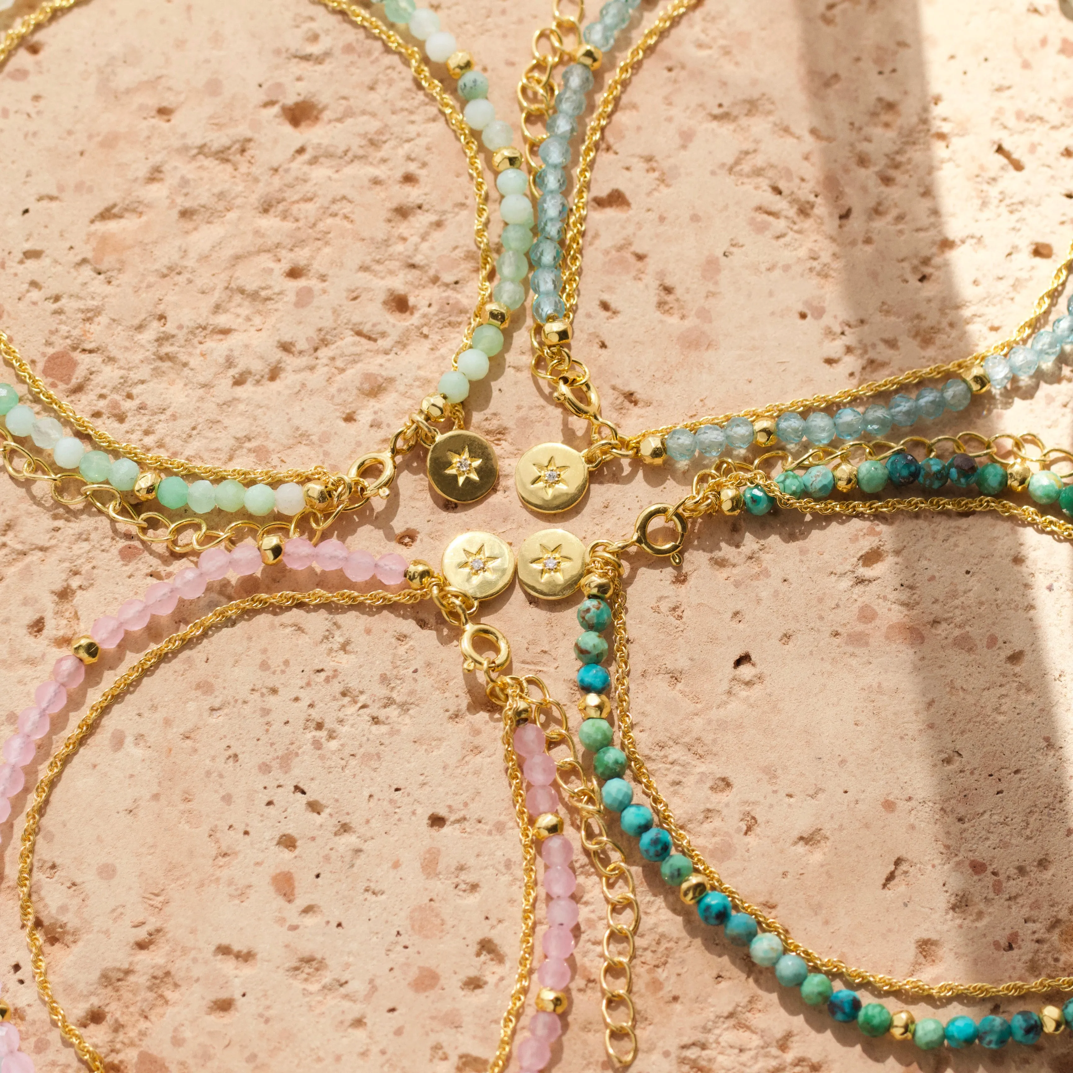 Chrysoprase & Diamond Manifestation Bracelet