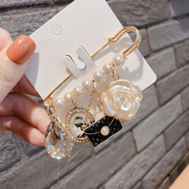 Classic Design Pin Brooches