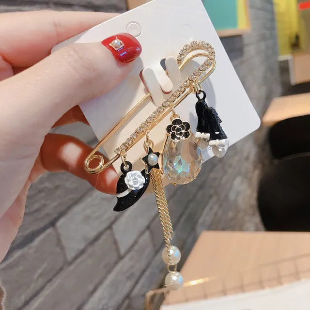 Classic Design Pin Brooches