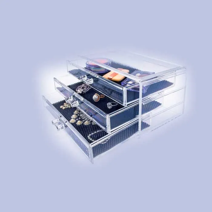 Clear Acrylic Cosmetic Organizers