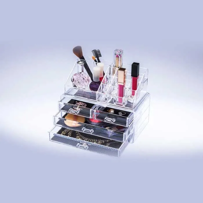 Clear Acrylic Cosmetic Organizers