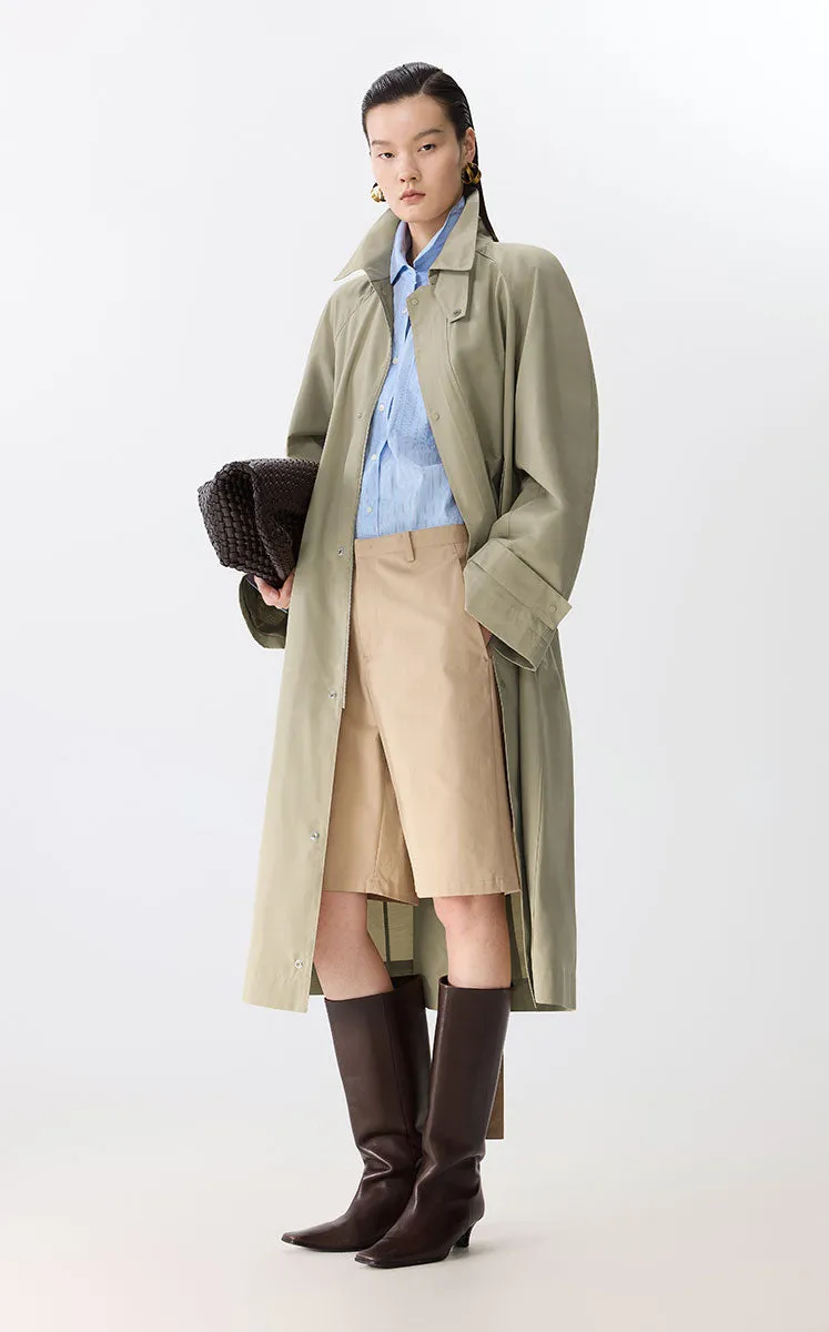 Coat / JNBY Oversized Longline Trench Coat