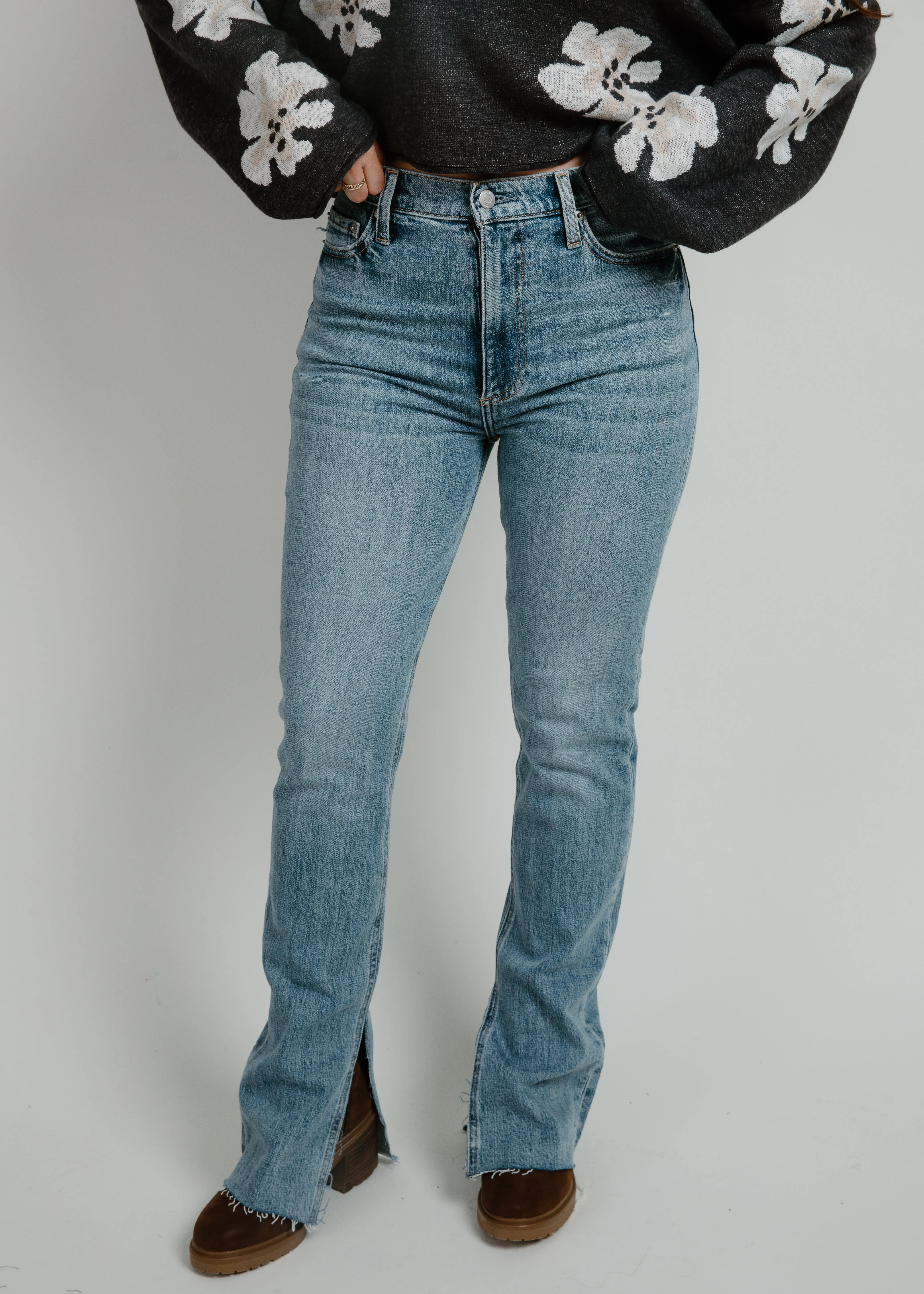Colleen High Rise Slim Boot - Gramercy