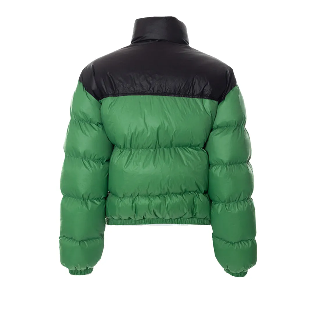 Color Block Puffer Coat