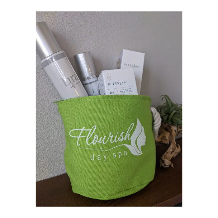 Cosmetic Makeup Travel Bag or Tote with Zipper Closure