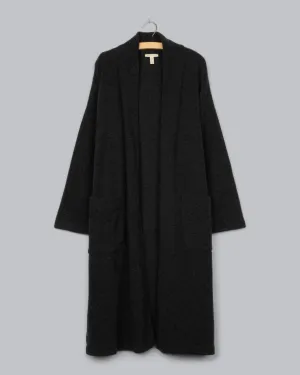 Cozy Boucle Wool Knit Coat