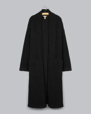 Cozy Boucle Wool Knit Coat