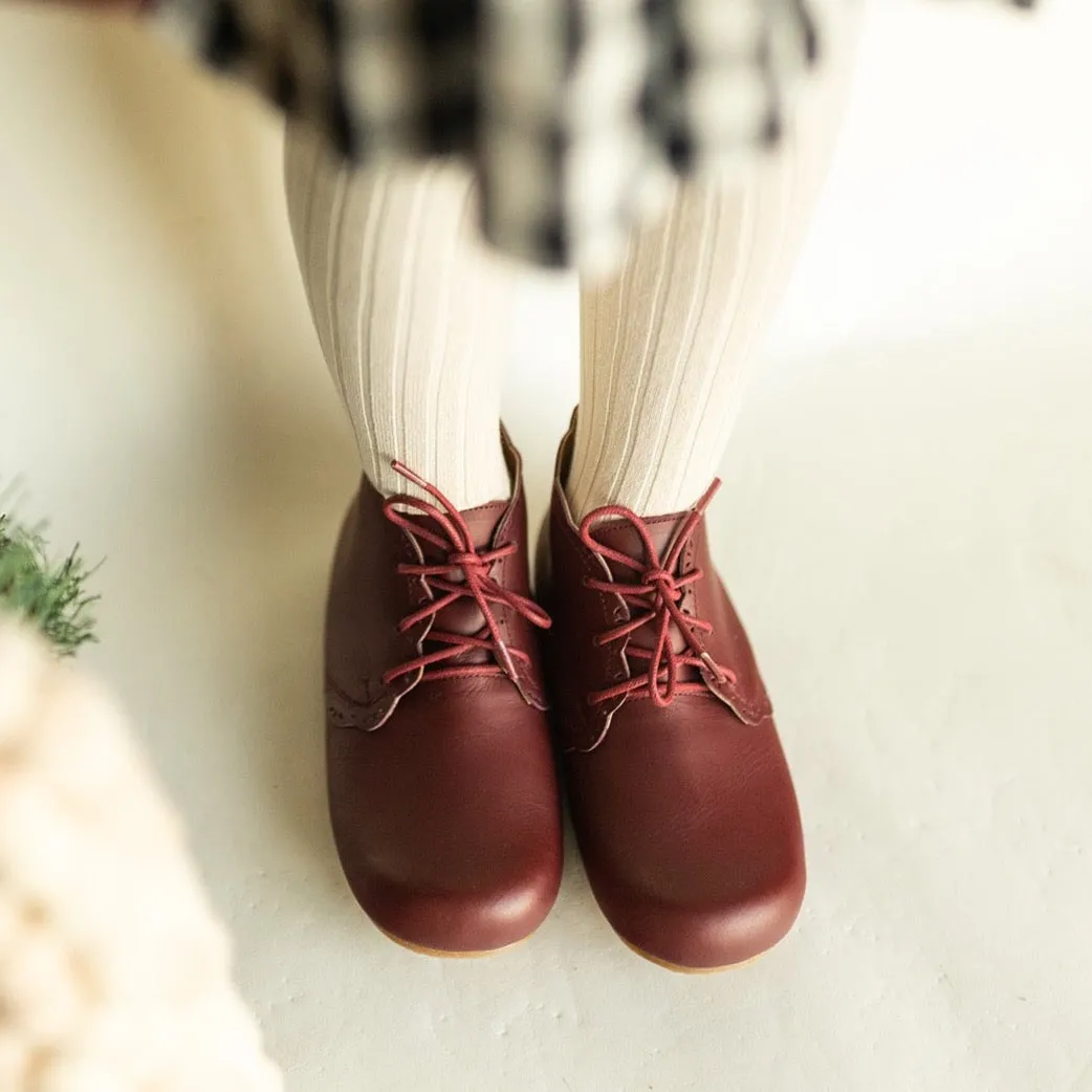 Cranberry Primavera {Children's Leather Boots}