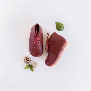 Cranberry Primavera {Children's Leather Boots}
