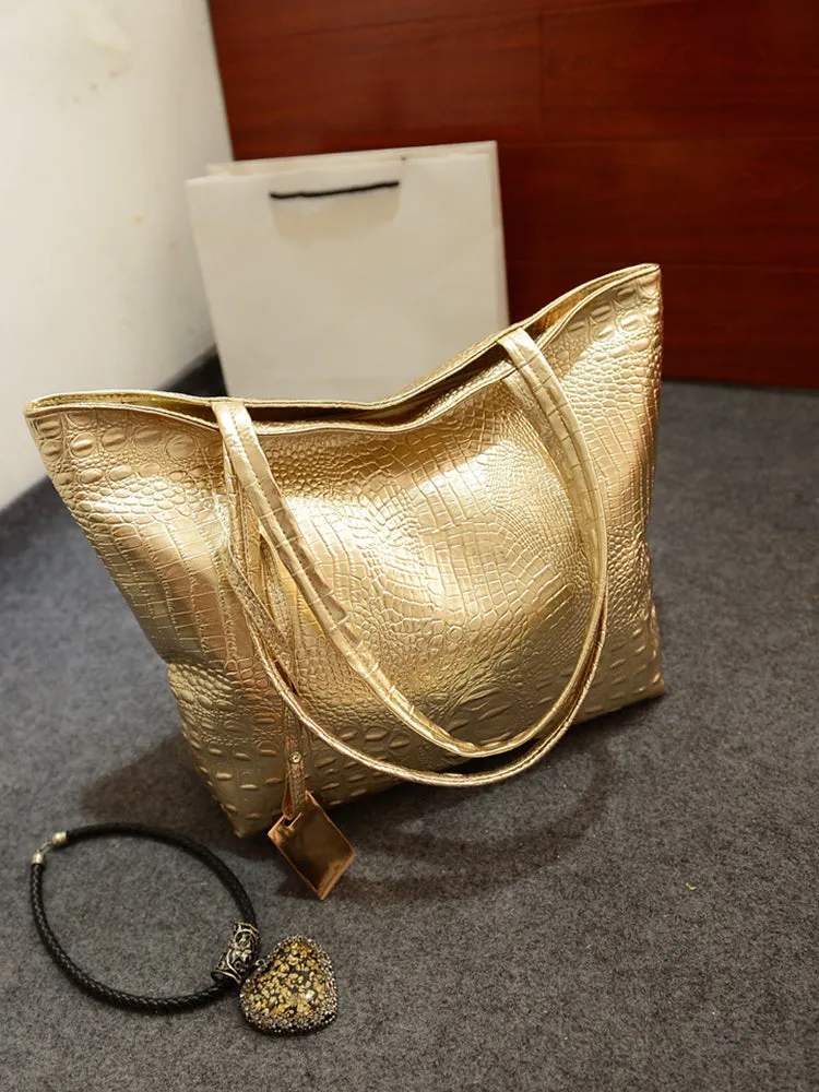 Crocodile Leather Tote
