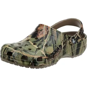 Crocs Men's and Women's Classic Realtree Clog | Camo Shoes | Multiple Colors and Sizes