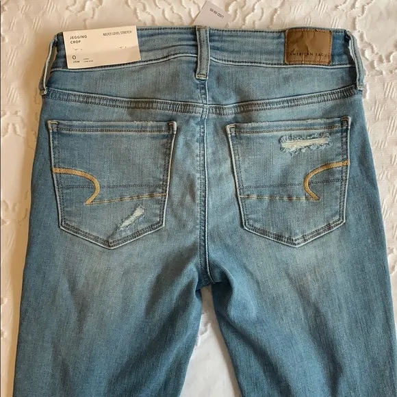 Cropped Denim Jegging
