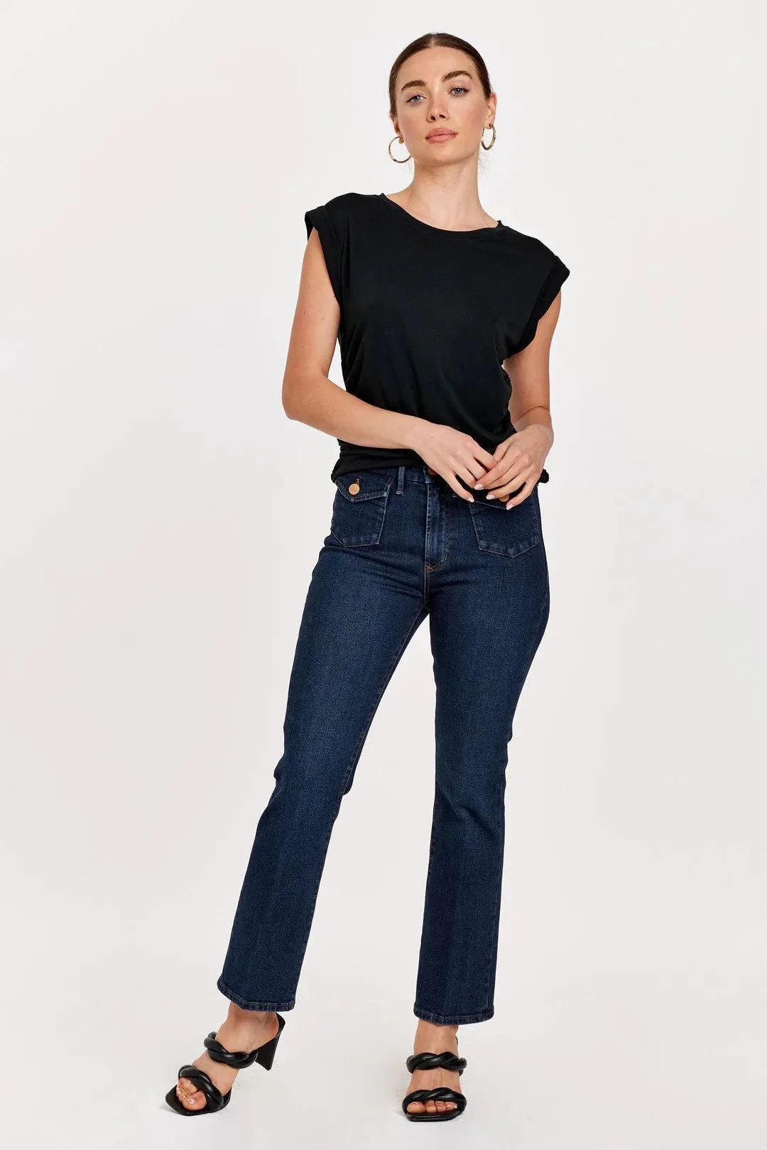 Cropped Super High Rise Jeanne Ryder