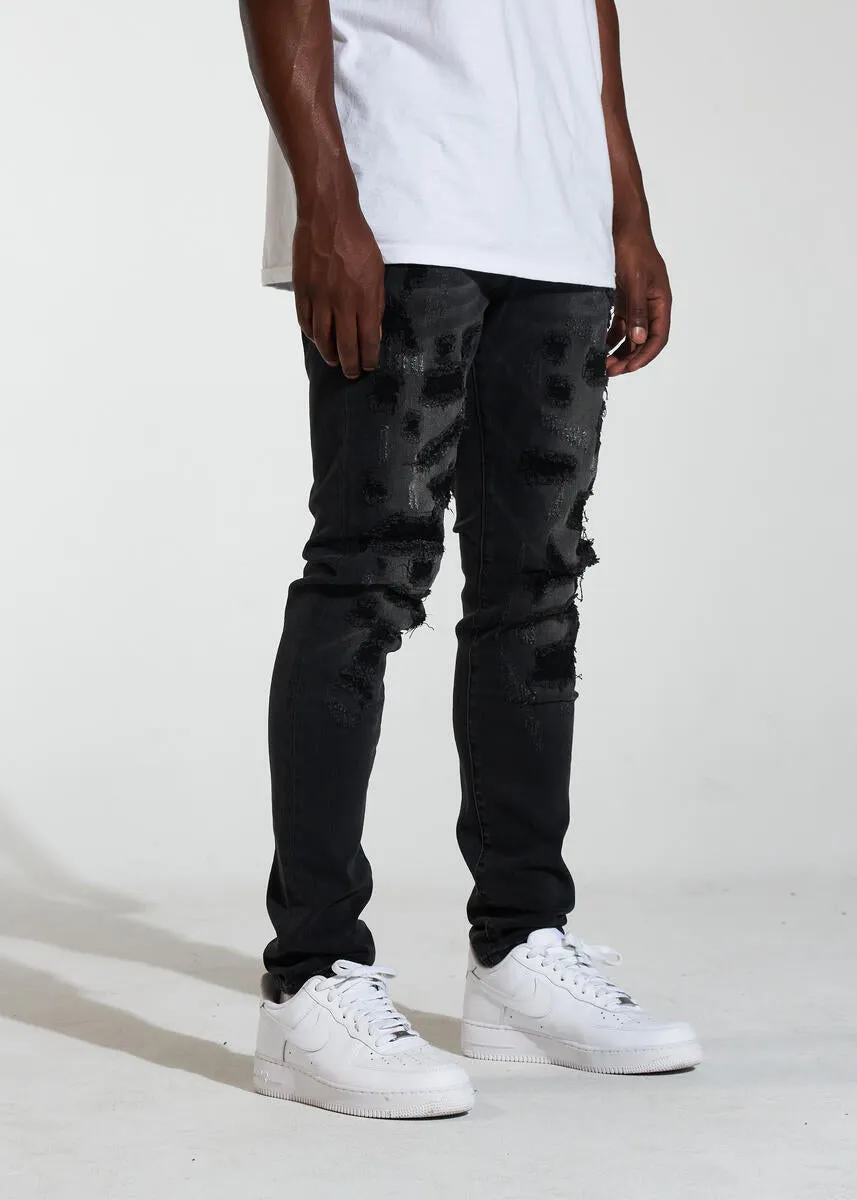 Crysp Denim Carr (Washed Black)