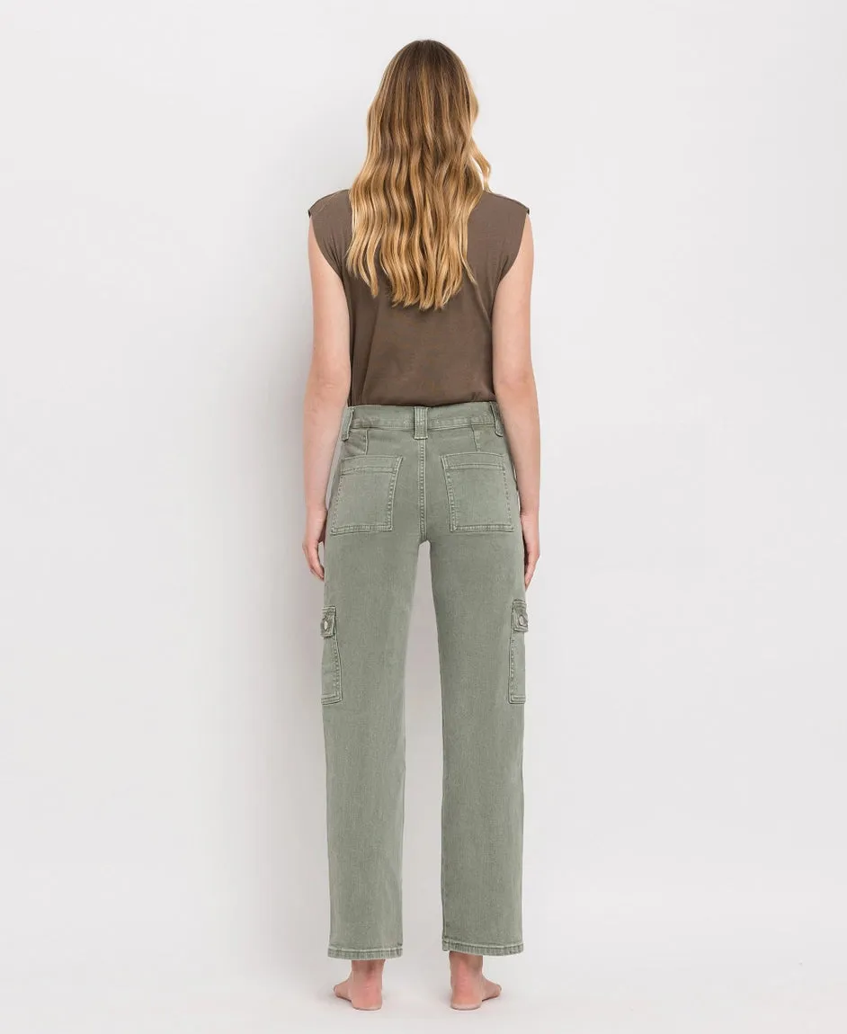 Culver High Rise Cargo Denim