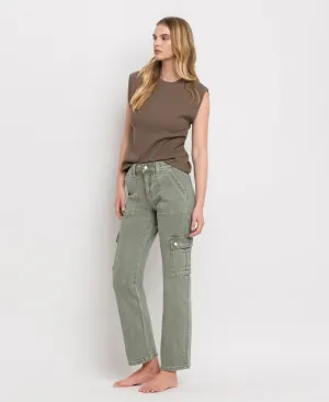 Culver High Rise Cargo Denim
