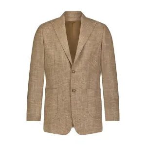 Custom Wool/Silk/Linen Sport Coat - Tan