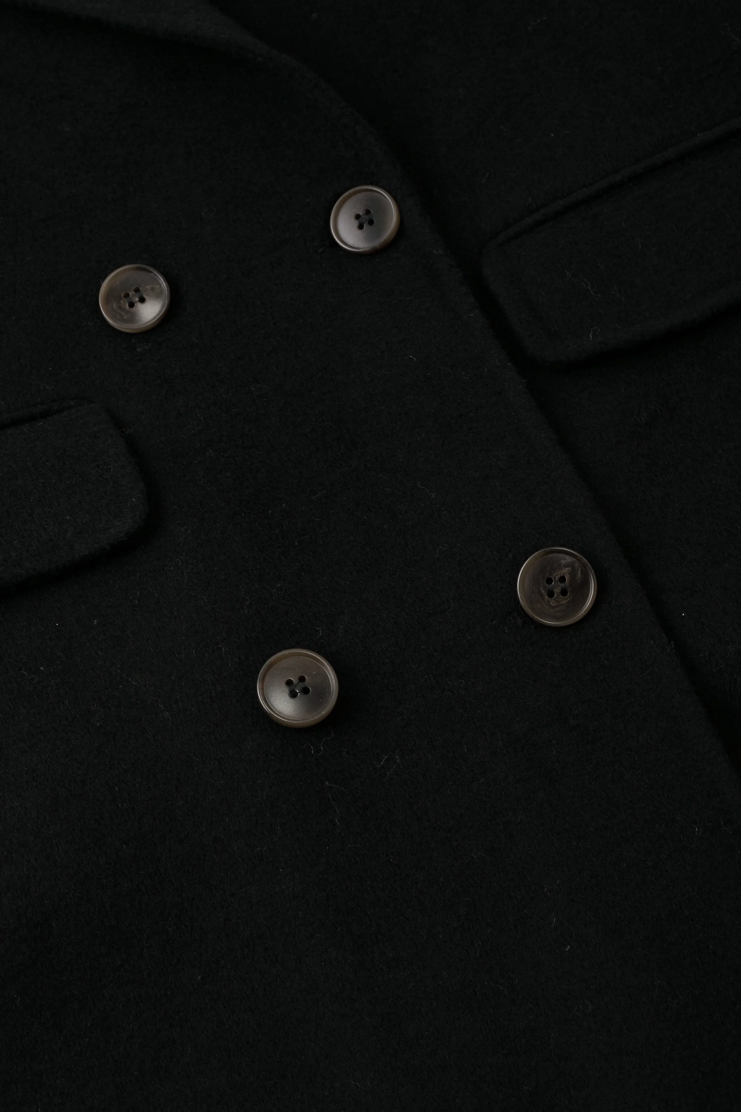 Cynthia Wool Coat - Black