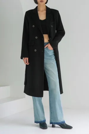Cynthia Wool Coat - Black