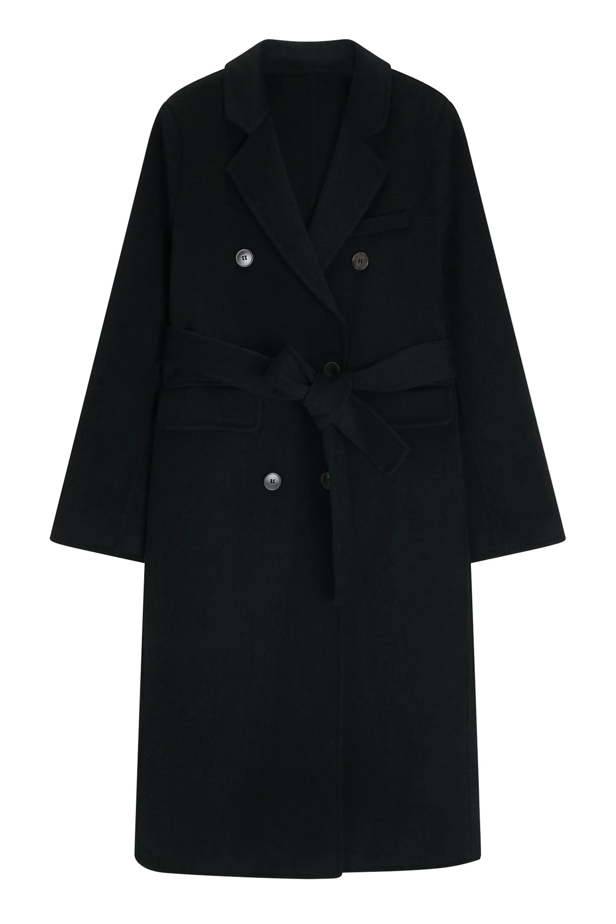 Cynthia Wool Coat - Black