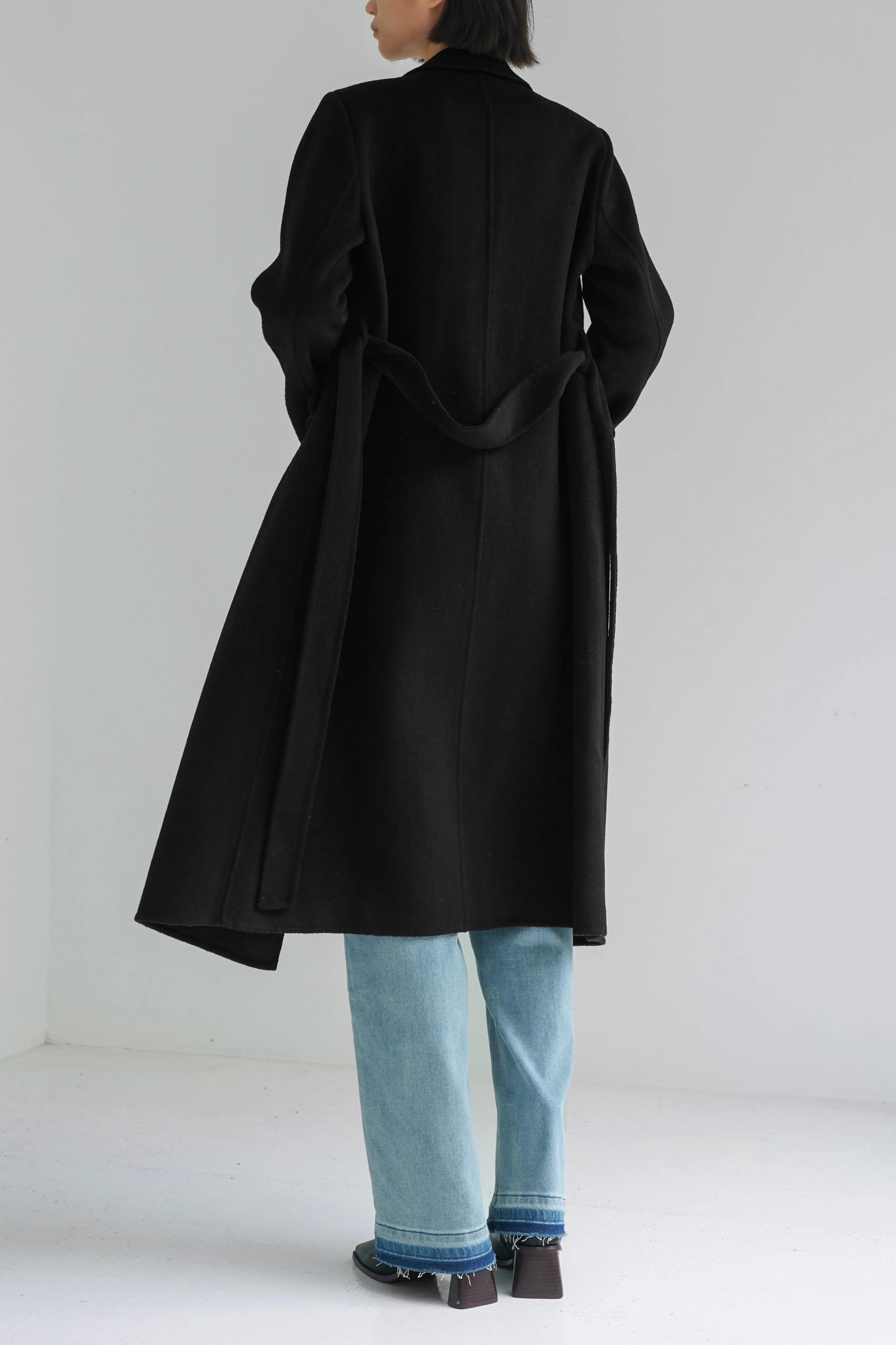 Cynthia Wool Coat - Black