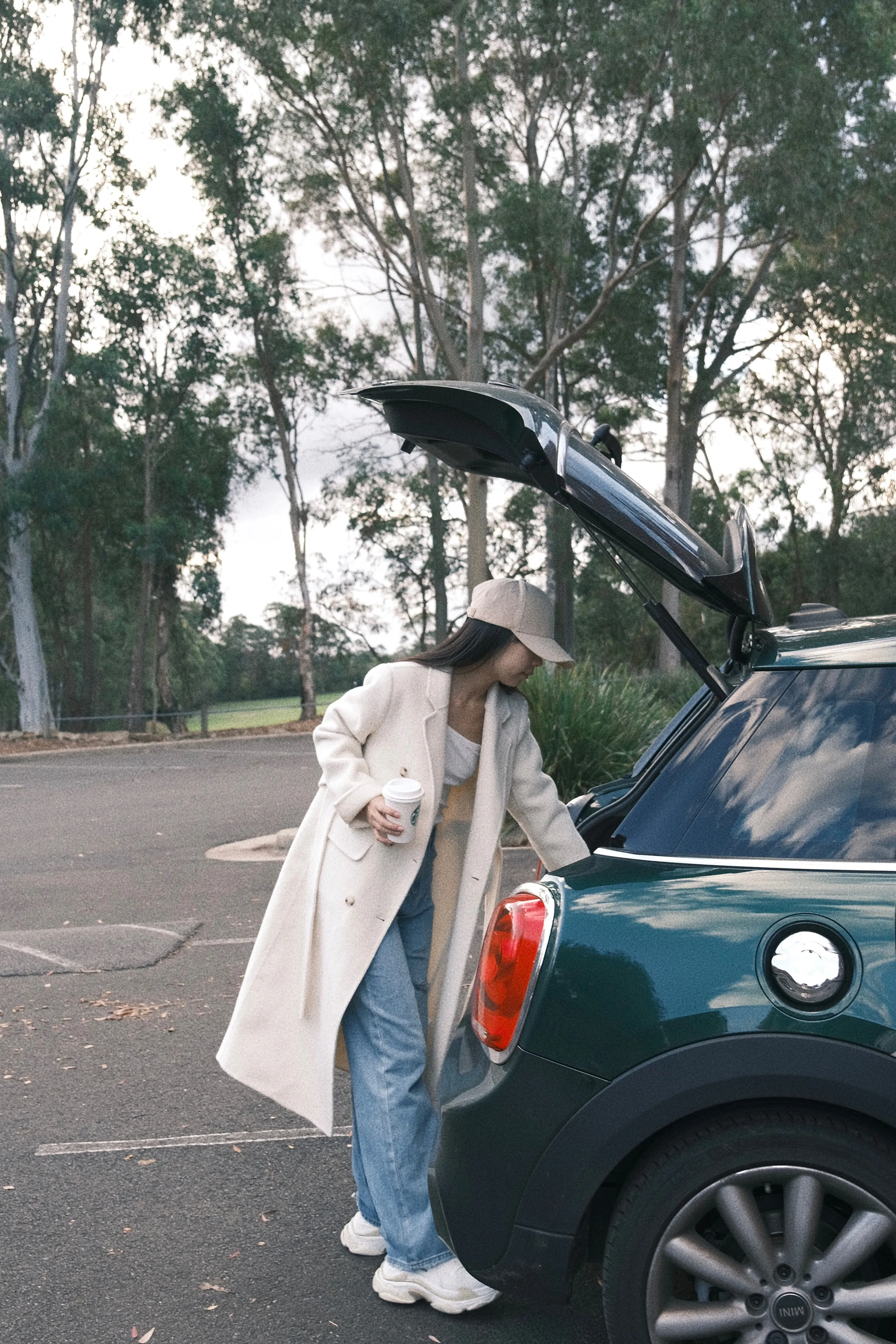Cynthia Wool Coat - White