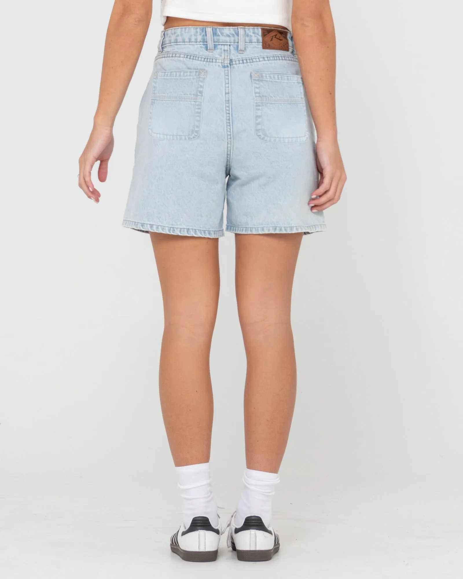 Cyprus High Waisted Denim Short
