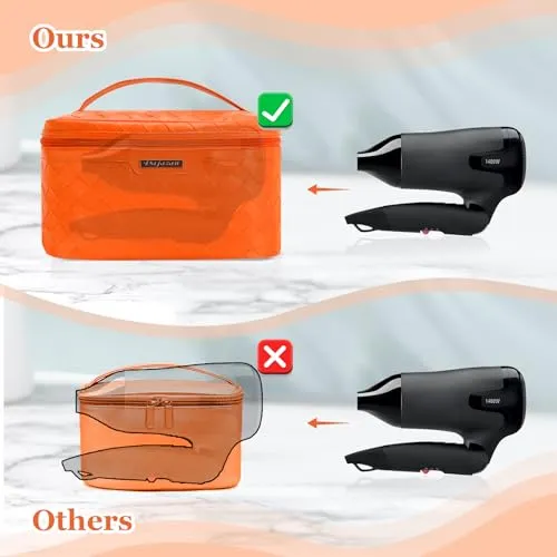 Dajasan Large Capacity Makeup Bag  Mini Jewelry Case