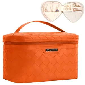 Dajasan Large Capacity Makeup Bag  Mini Jewelry Case