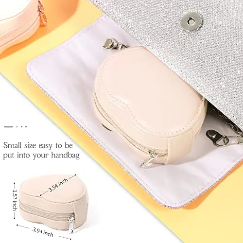 Dajasan Large Capacity Makeup Bag  Mini Jewelry Case