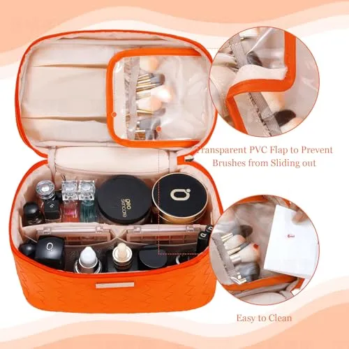 Dajasan Large Capacity Makeup Bag  Mini Jewelry Case