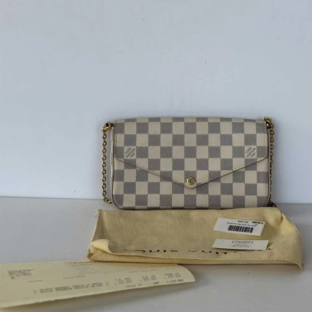 Damier Azur Felicie Pochette