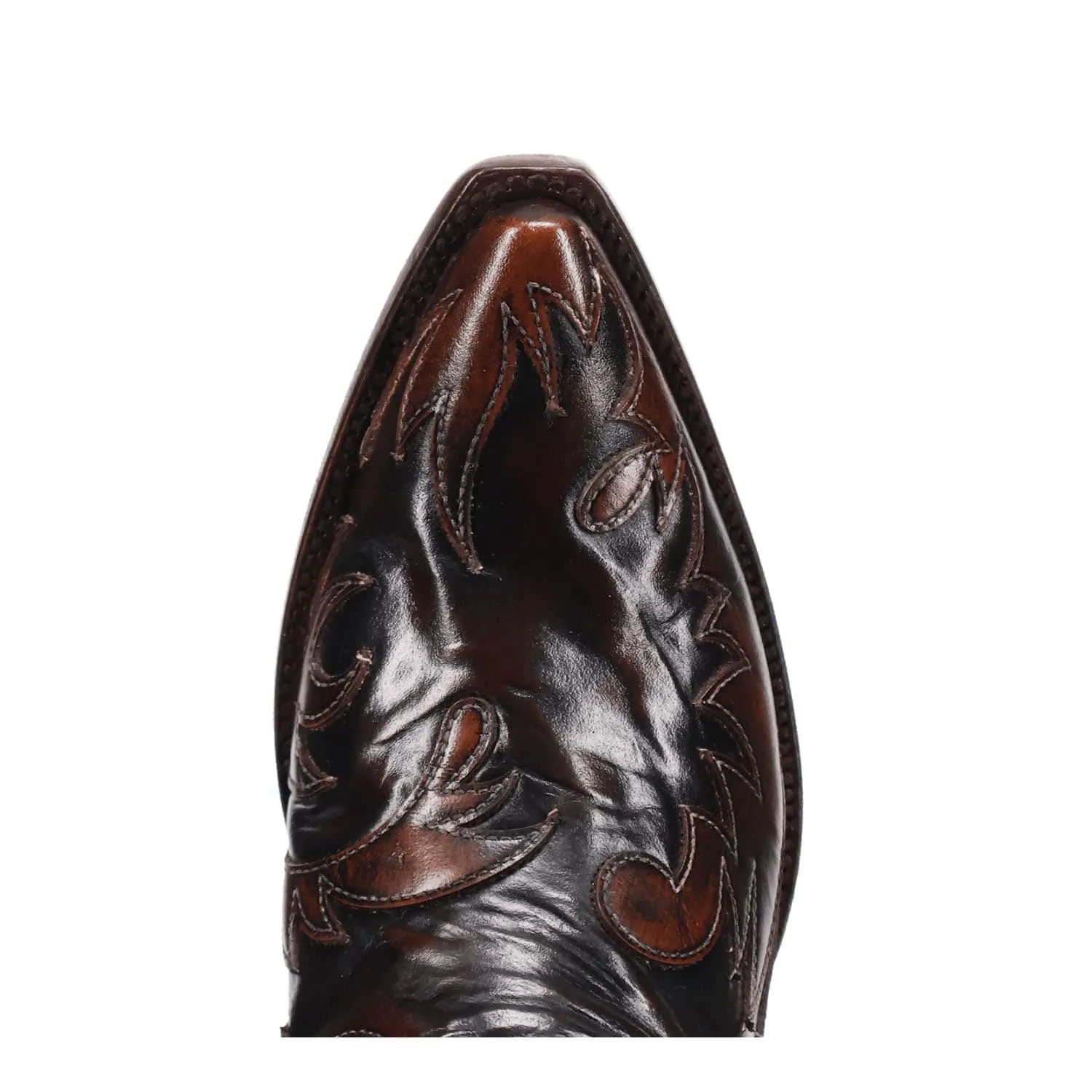 Dan Post Mens Emilio Cognac Leather Cowboy Boots 9 D