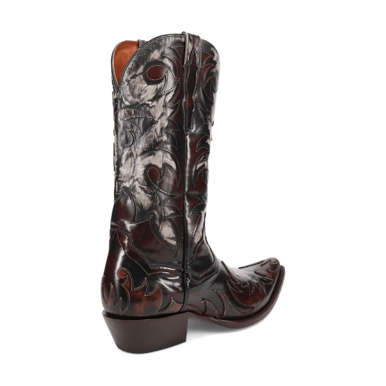 Dan Post Mens Emilio Cognac Leather Cowboy Boots 9 D
