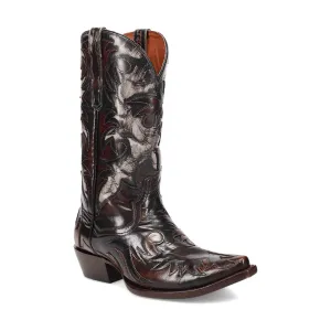 Dan Post Mens Emilio Cognac Leather Cowboy Boots 9 D