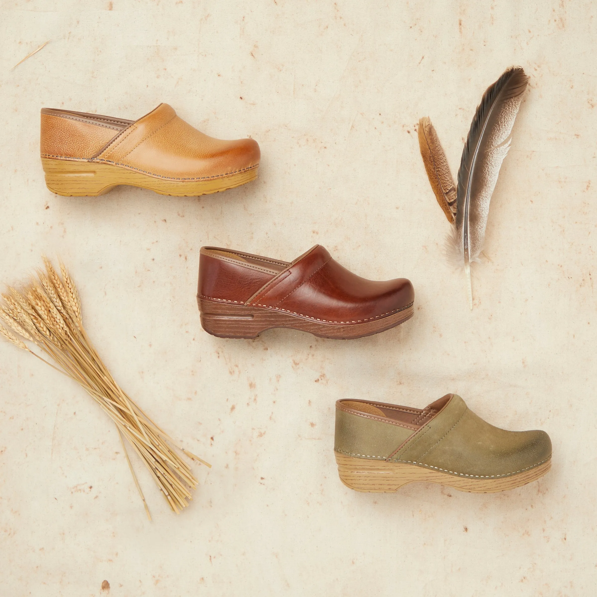 Dansko Professional Honey Distressed Clog
