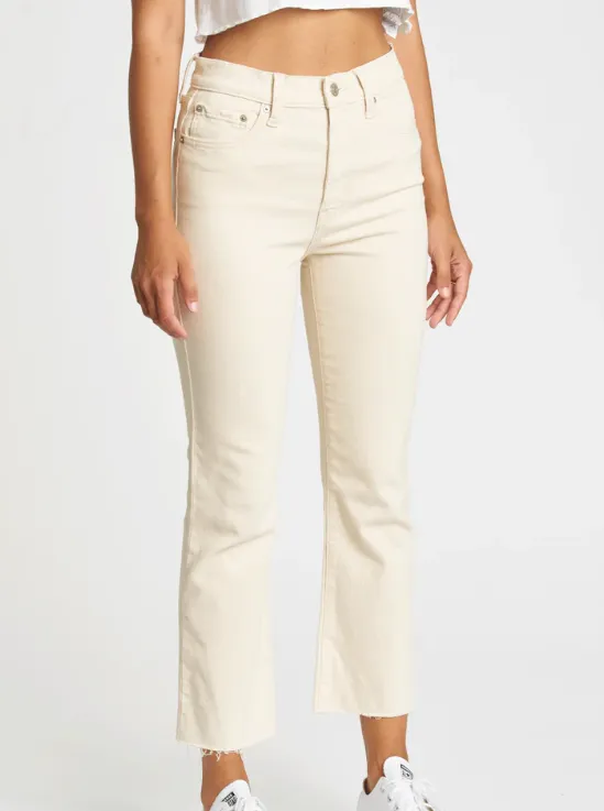Daze Shy Girl High High Crop Flare - Raw Cut