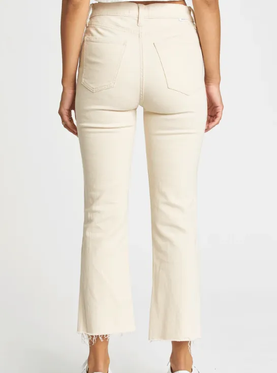 Daze Shy Girl High High Crop Flare - Raw Cut