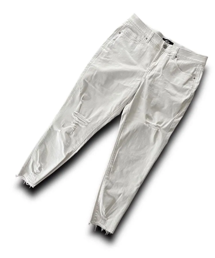 Denim Ankle Skinny - Solid White