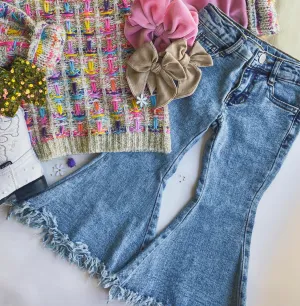 denim bell bottoms