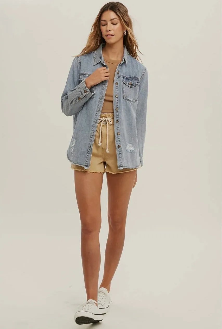 Denim Shacket
