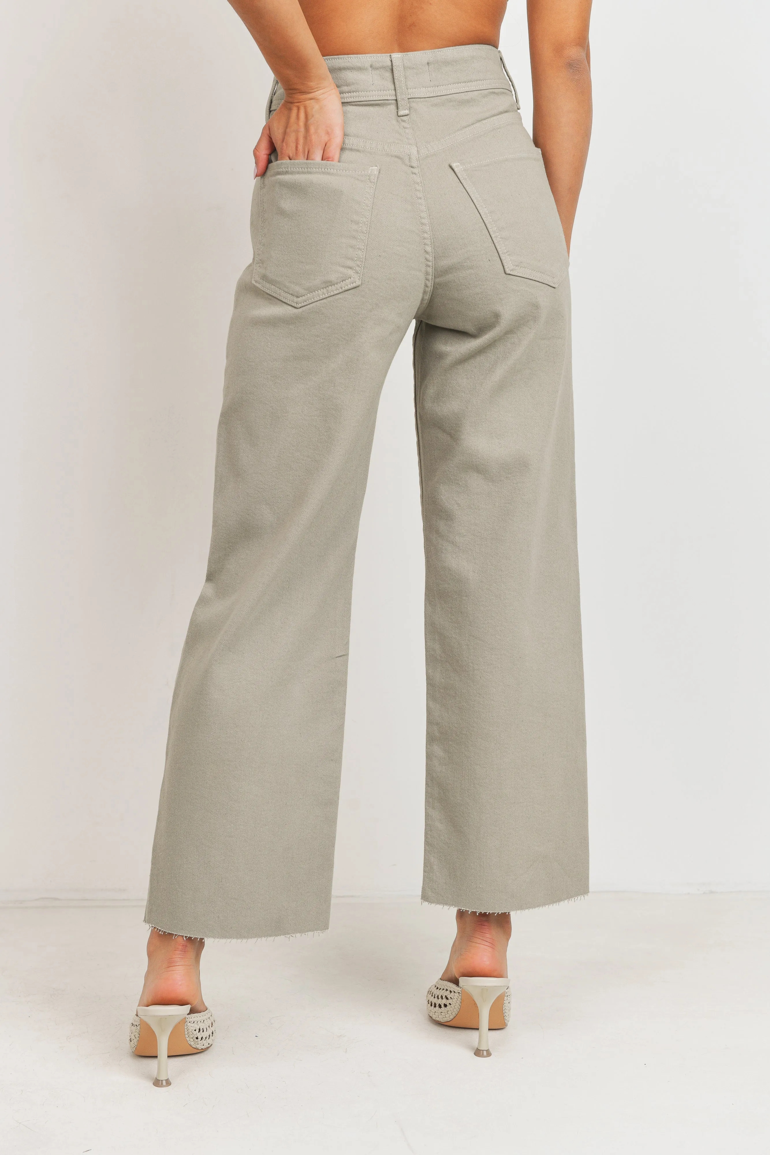 Denim Utility Wide Leg Jean