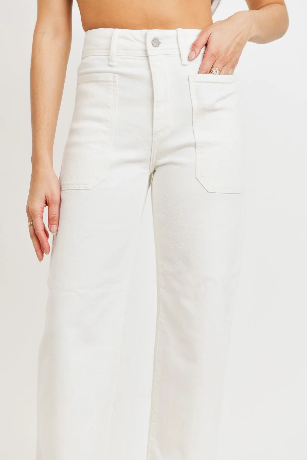 Denim Utility Wide Leg Jean