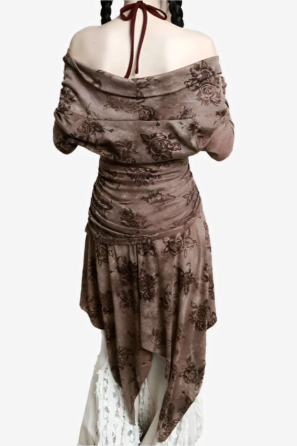 Desert Bloom Asymmetrical Dress