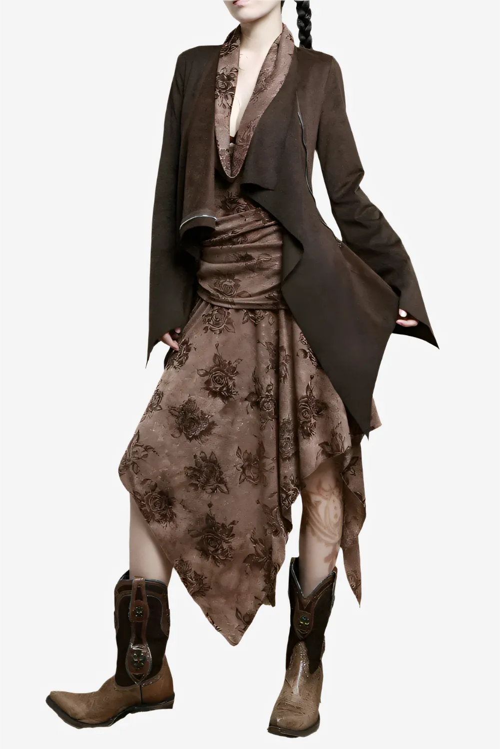 Desert Bloom Asymmetrical Dress