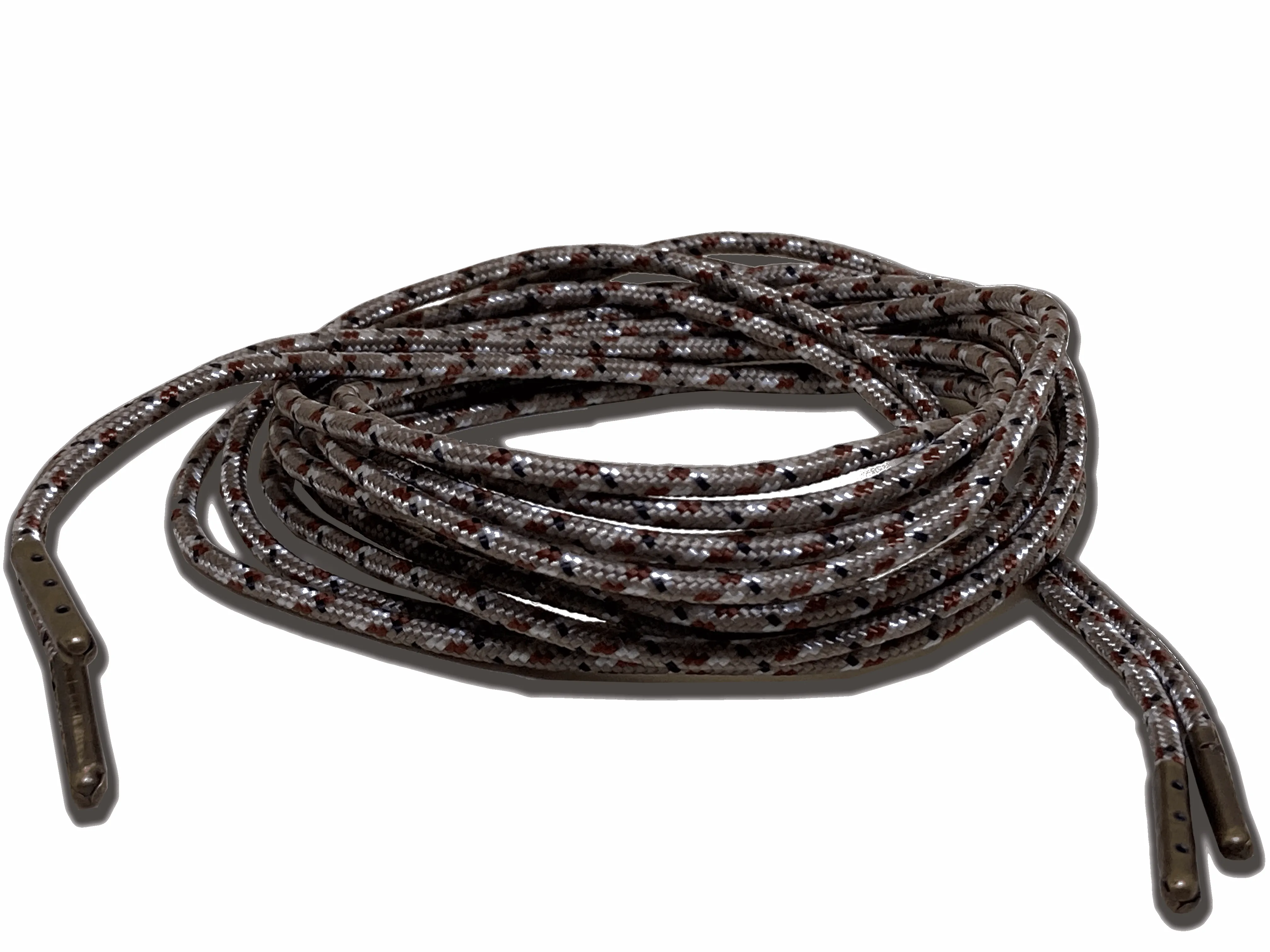 Desert Camo Boot Laces 2nd Variation 3mm Paracord Steel Tip Shoelaces