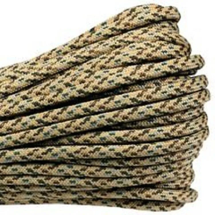 Desert Camo Boot Laces *Guaranteed for Life* 3mm Paracord Steel Tip Shoelaces