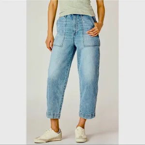 DEX High Rise Straight Leg Ankle Jean